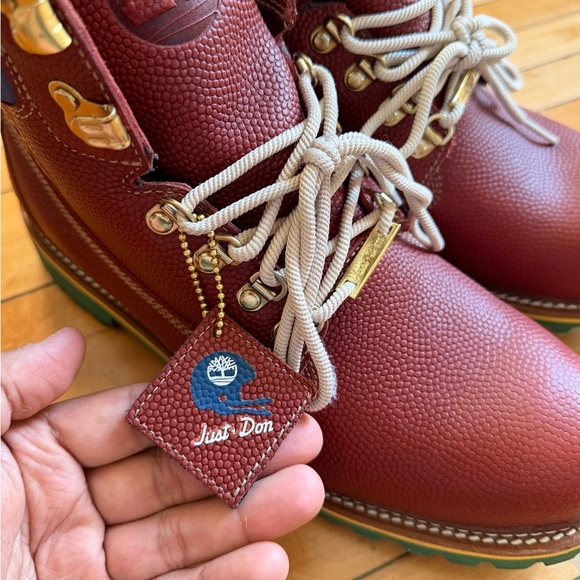 Timberland x Just Don Football 6 Inch Premium Waterproof Boots Men’s Sz. 10 - Picture 11 of 11